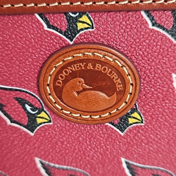 Dooney & Bourke | NWT Women's NFL Large Slim Wristlet Arizona Cardinals - Picture 3 of 10